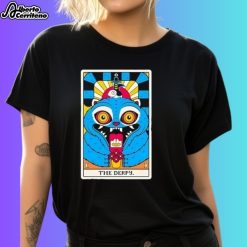 A Tarot Card Style Derpy Tiger From Kpop Demon Hunters Shirt