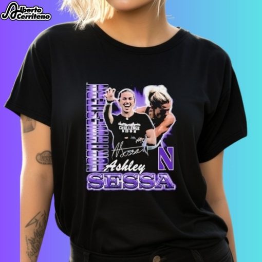 Ashley Sessa Northwestern 90S Retro Shirt