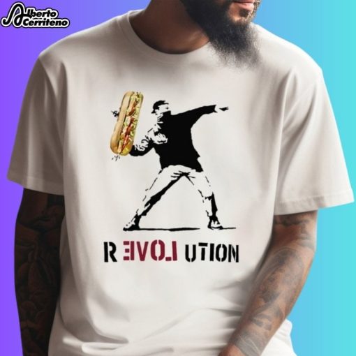 Assault With A Deli Weapon Flower Thrower Parody Shirt