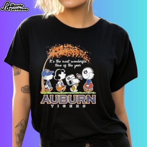Auburn Tigers The Most Wonderful Time Of The Year Shirt