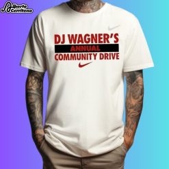 Dj Wagners Annual Community Drive Logo Shirt