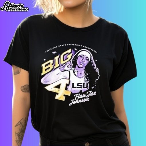 Flau'Jae Johnson Big 4 Lsu Tiger Graphic Shirt