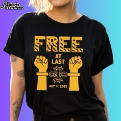 Free At Last July 2025 Shirt