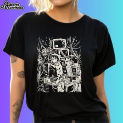 Pixel Eye Bat Wired World Shirt