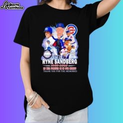 Ryne Sandberg 1959-2025 23 Will Forever Be In Our Hearts Chicago Cubs Signature Shirt