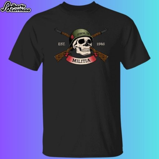 The Fat Electrician Athens TN Militia Shirt