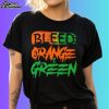Bleed Orange And Green Miami Hurricanes Shirt