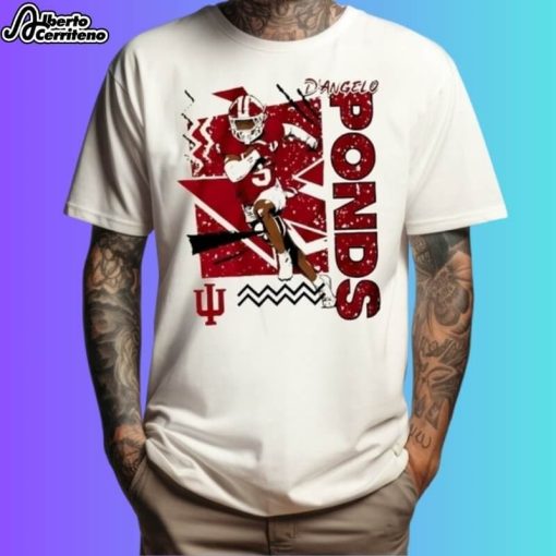 D'Angelo Ponds Indiana Hoosiers 90s Style Shirt