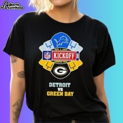 Green Bay Packers Vs. Detroit Lions Nfl Kickoff Shirt
