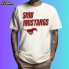 Smu Mustangs Logo And Wordmark 2025 Shirt