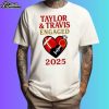 Taylor And Travis Kelce Engagement 2025 Heart Shirt