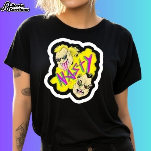 Wwf The Nasty Boys Brian Knobbs Jerry Sags Cartoon Shirt